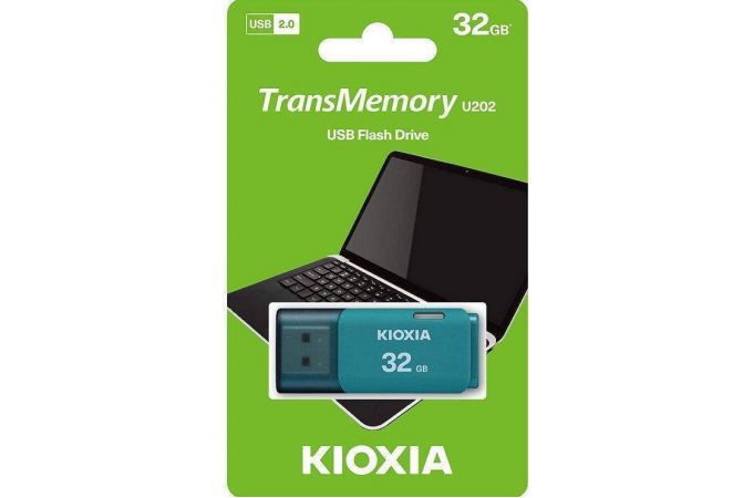 Флешка USB 2.0 Kioxia TransMemory U202 голубой 32Gb
