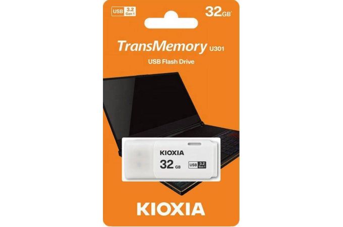 Флешка USB 2.0 Kioxia TransMemory U301 белый 32Gb