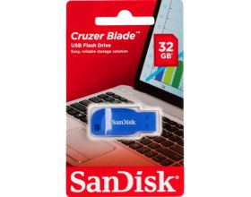 Флешка USB 2.0 SanDisk Cruzer Blade Blue 32Gb