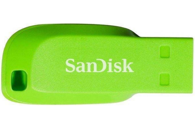 Флешка USB 2.0 SanDisk Cruzer Blade Green 32Gb