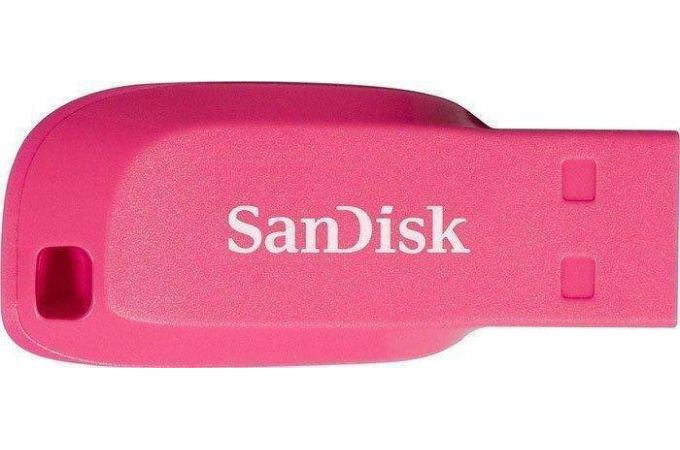 Флешка USB 2.0 SanDisk Cruzer Blade Pink 32Gb