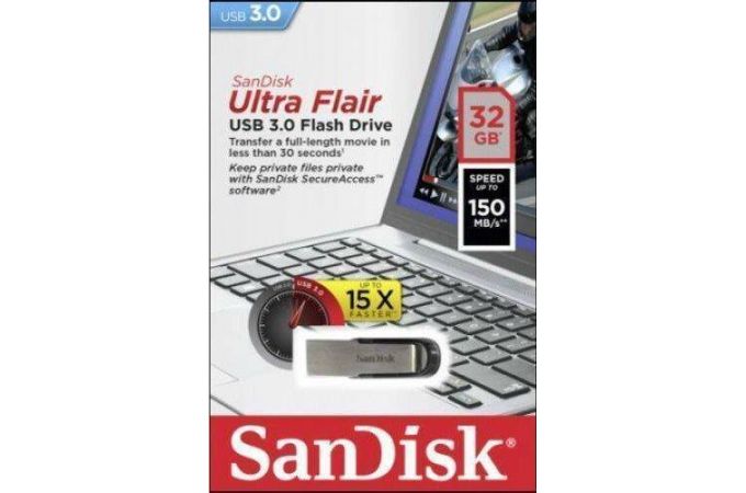 Флешка USB 2.0 SanDisk Cruzer Ultra Flair 32Gb