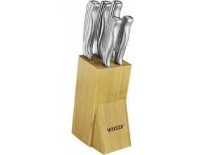 Набор ножей VITESSE VS 2745 5 ножей + подставка