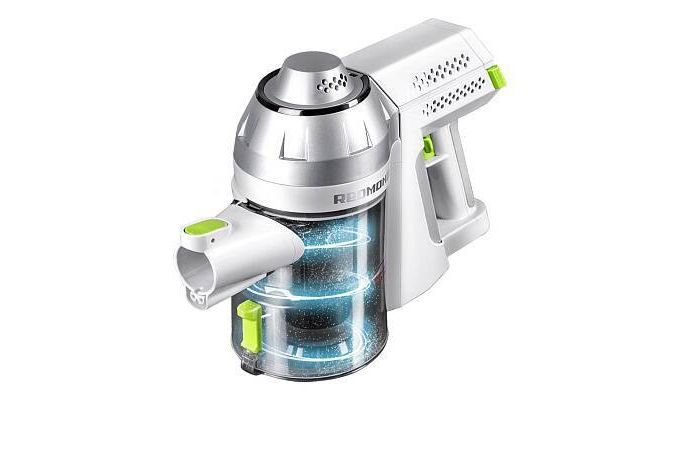 Пылесос REDMOND RV-UR341 вертикальный, крепление на стену