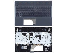 Клавиатура для ноутбука HP 15-CS 15-CW топкейс синий
