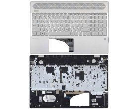 Клавиатура для ноутбука HP 15-CS 15-CW топкейс темно-серый