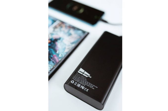 Универсальный дополнительный аккумулятор More Choice 20000mAh Smart 3USB Type-C 3A PD 20W+QC3.0 быстрая зарядка More choice PB32S-20 (White)