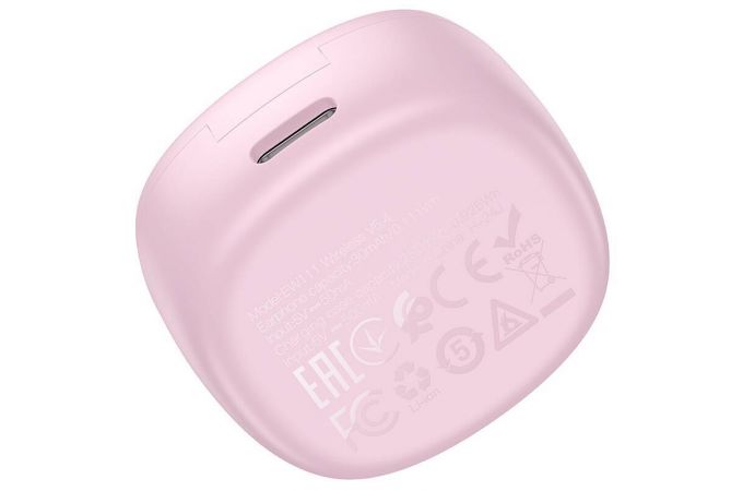 Наушники вакуумные беспроводные HOCO EW111 Friendly true wireless children BT headset (розовый)
