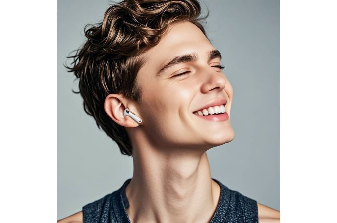 Наушники вакуумные беспроводные HOCO EW84 True wireless stereo headset (белый)