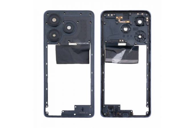 Средняя часть для Tecno Spark 10 Pro (KI7) (рамка задней крышки) черный