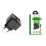 Сетевое зарядное устройство USB + кабель Type-C HOCO С70А QC3.0 (черный)