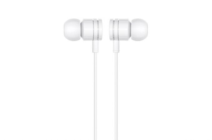 Наушники вакуумные проводные BOROFONE BM31 Mysterious universal earphones (белый)