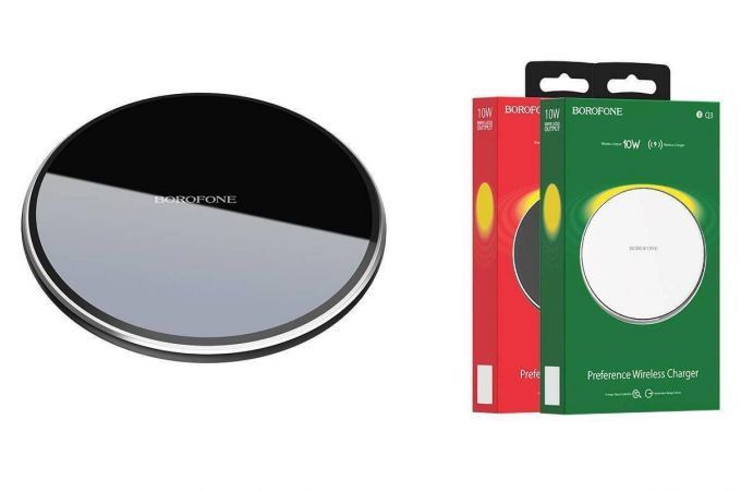 Беспроводное зарядное устройство BOROFONE BQ3 (черный)