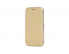 Чехол-книжка Samsung Galaxy M21  боковой  (золотистый)