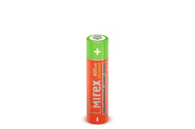 Аккумулятор Ni-MH Mirex HR03 / AAA 600mAh 1,2V цена за 2 шт (2/20/100), блистер (23702-HR03-06-E2)