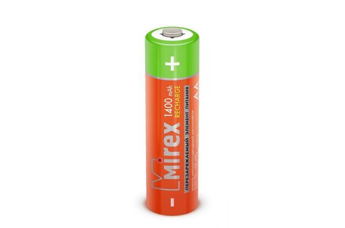 Аккумулятор Ni-MH Mirex HR6 / AA 1400mAh 1,2V цена за 2 шт (2/20/100), блистер (23702-HR6-14-E2)