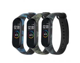 Ремешок силиконовый для XIAOMI MI Band 3/MI Band 4 цвет камуфляж