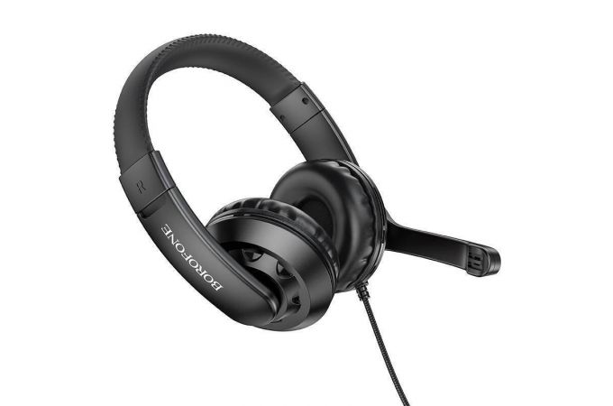 Наушники мониторные проводные с микрофоном BOROFONE BO102 Amusement gaming headphones (красный)