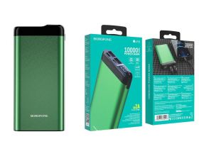 Универсальный дополнительный аккумулятор Power Bank BOROFONE BJ10 (10000 mAh) (темно-зеленый)