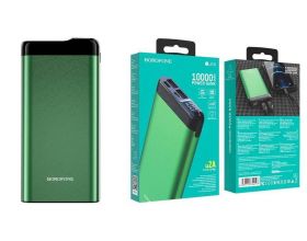 Универсальный дополнительный аккумулятор Power Bank BOROFONE BJ10 (10000 mAh) (темно-зеленый)