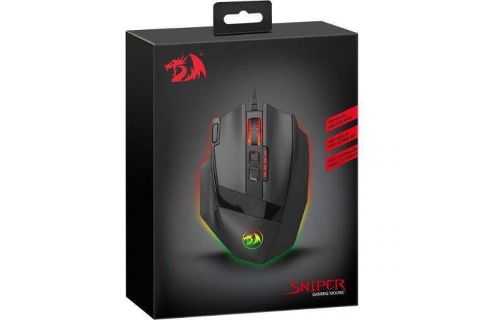 Мышь игровая проводная Redragon Sniper (черный)