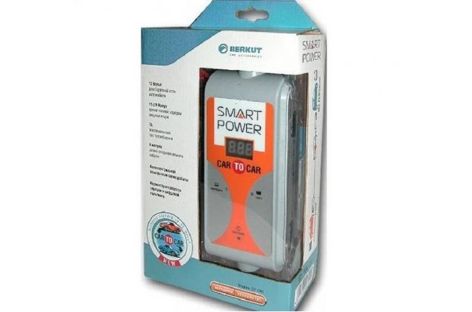 Зарядное устройство BERKUT Specialist SP-CAR 6-7А, автомат, заряд от автомобиля донора