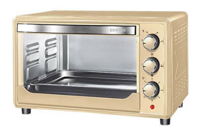 Электрическая печь CENTEK CT-1530-36 бежевый 1600 Вт, 36 л, 2 противня, таймер 90 мин, 4 режима