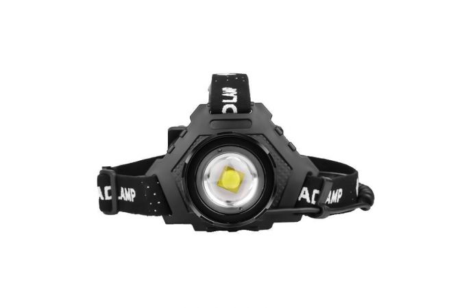 Фонарь налобный Патриот PT-FLG49 (1L, 3*18650, ZOOM)