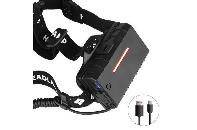 Фонарь налобный Патриот PT-FLG49 (1L, 3*18650, ZOOM)