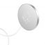 Беспроводное зарядное устройство HOCO CW30 PRO магнитное, Type-C, 15W (серебристый)