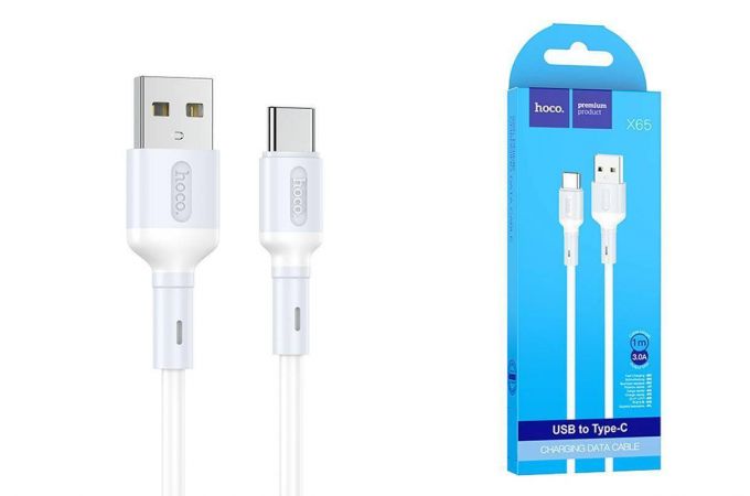 Кабель USB - USB Type-C HOCO X65, 3A (белый) 1м