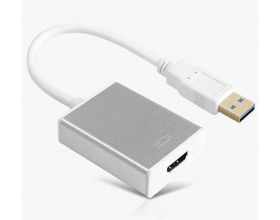 Конвертер переходник USB3.0 (папа) - HDMI (мама) внешняя видеокарта