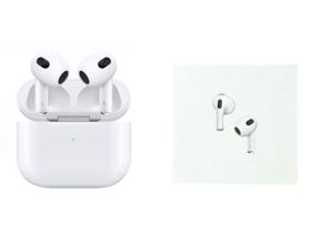 Наушники вакуумные беспроводные AirPods 3 (copy orig) (белый)