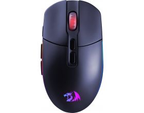Мышь игровая беспроводная Redragon Invader Pro черная RGB, 9 кнопок, 10 000 DPI