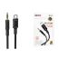 BOROFONE BL25B AUX аудио кабель/3.5 mm jack - Type-C/ 1m/ черный
