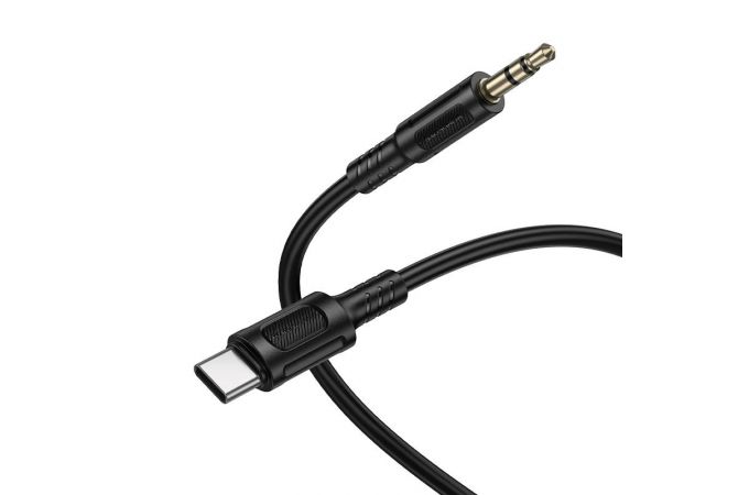 BOROFONE BL25B AUX аудио кабель/3.5 mm jack - Type-C/ 1m/ черный