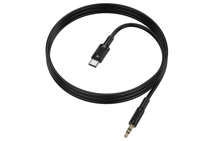 BOROFONE BL25B AUX аудио кабель/3.5 mm jack - Type-C/ 1m/ черный