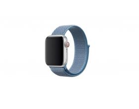 Нейлоновый ремешок EVA для Apple Watch 42/44 mm атлантический синий