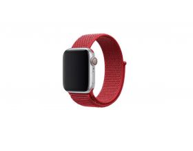 Нейлоновый ремешок EVA для Apple Watch 42/44 mm бордовый