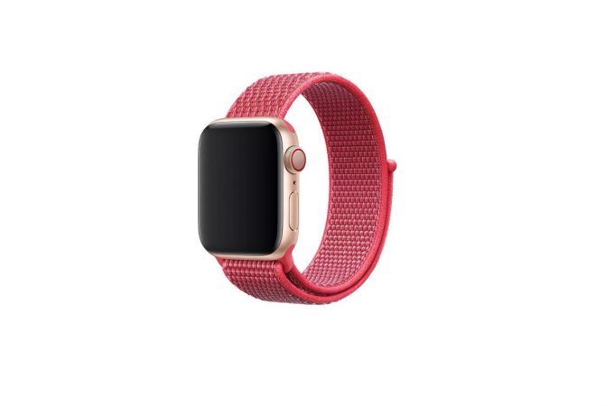 Нейлоновый ремешок EVA для Apple Watch 42/44 mm красный