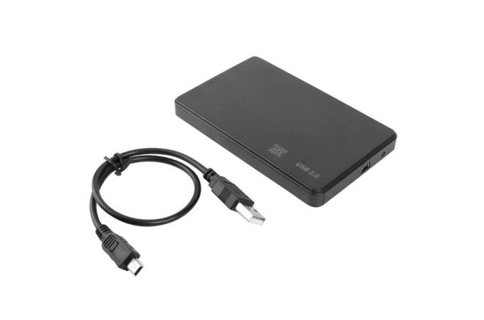 Кейс USB2.0 Орбита OT-PCD03 для HDD/SSD SATA 2.5'' пластиковый