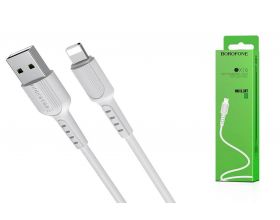 Кабель USB - Lightning BOROFONE BX16, 2,4A (белый) 1м