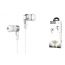 Наушники вакуумные проводные HOCO M52 Amazing rhyme universal wired earphones with mic (белый)