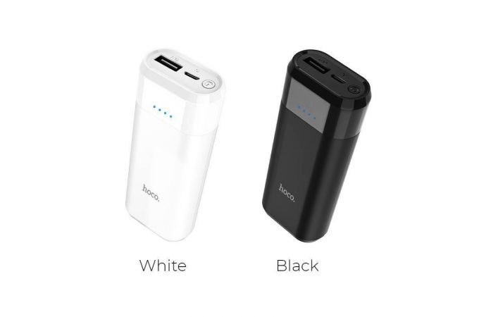 Универсальный дополнительный аккумулятор Power Bank HOCO B35 A (5200 mAh) (белый)