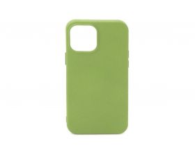 Чехол для iPhone 12 Pro Max (6.7) Silicone Case Soft Touch (салатовый)
