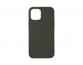 Чехол для iPhone 12 Pro Max (6.7) Silicone Case Soft Touch (темно-зеленый)