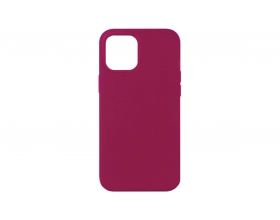 Чехол для iPhone 12 Pro Max (6.7) Silicone Case Soft Touch (темная фуксия)