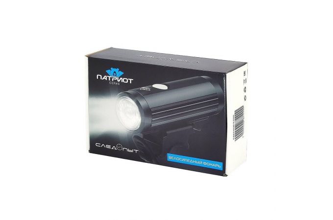 Фонарь велосипедный Патриот PT-FLB01 (1L, аккум)