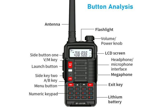 Рация Baofeng UV-10R (UHF/VHF)