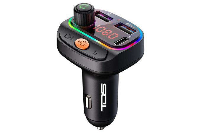 FM-Модулятор TDS TS-CAF14 RGB (Bluetooth)